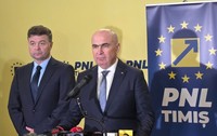 Deputatul Marilen Pirtea și președintele PNL Ilie Bolojan 