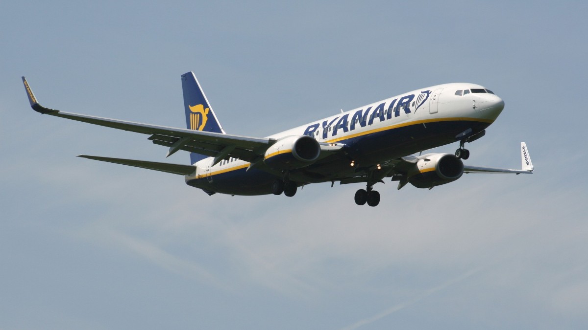 un avion Ryanair