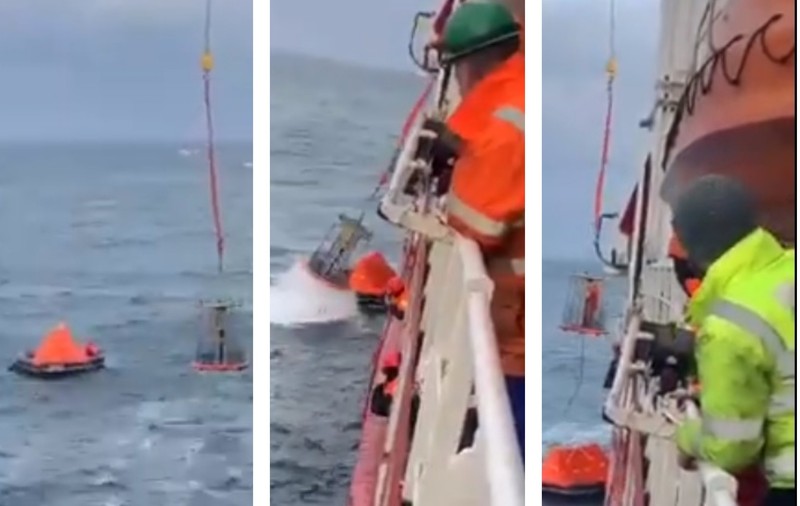 Echipajul salvat al navei Volgo Balt, transportat în Portul Constanța. O persoană rămâne dispărută în Marea Neagră