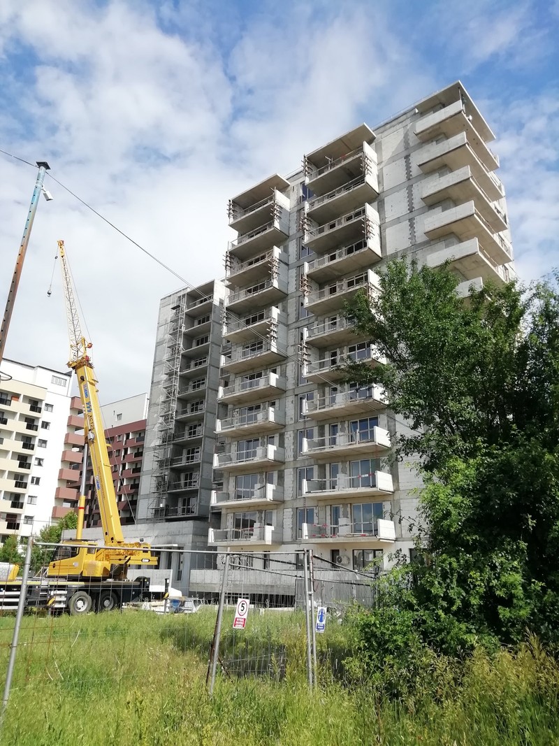 Blocul social în iunie 2022. Foto: Frontul Comun pentru Dreptul la Locuire