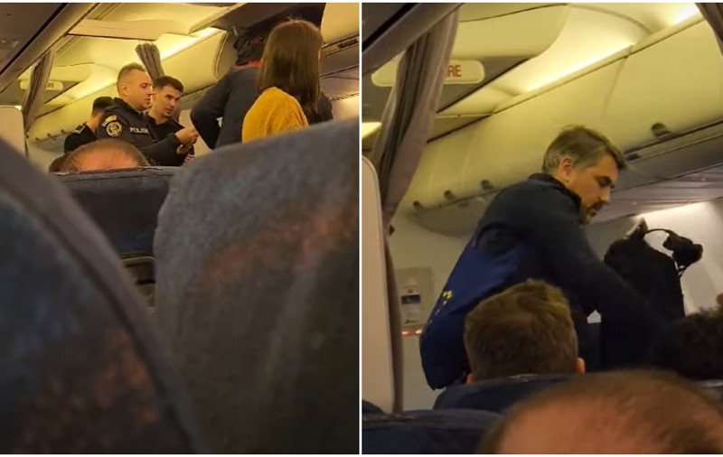 Fost director adjunct al Reprezentanței CE la București, dat jos din avion după ce o femeie a spus că i-a dispărut ceasul la îmbarcare | VIDEO
