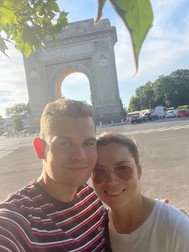 Mykhailo cu soția, în București