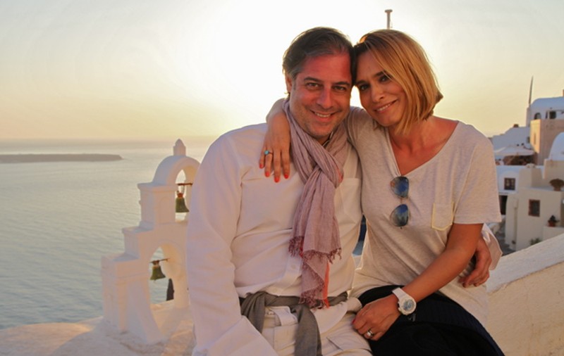 Andreea Esca, supervacanţă în Grecia alături de soţul ei. Ce bine le stă împreună!