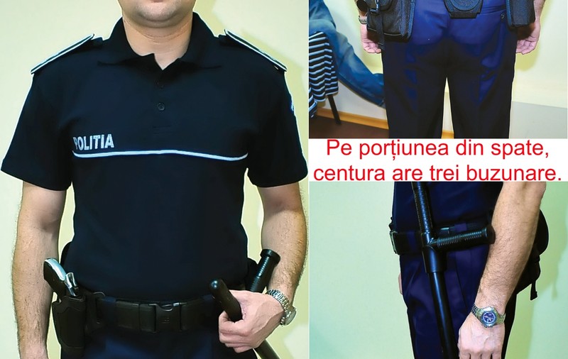 Poliţiştii şi-au «tras» centuri americane