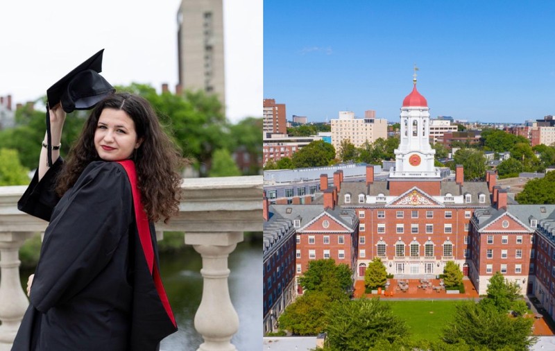 Daria Hărăbor, românca din Galați care a absolvit Universitatea Harvard din SUA: „Dorința de a veni acasă parcă se stinge”