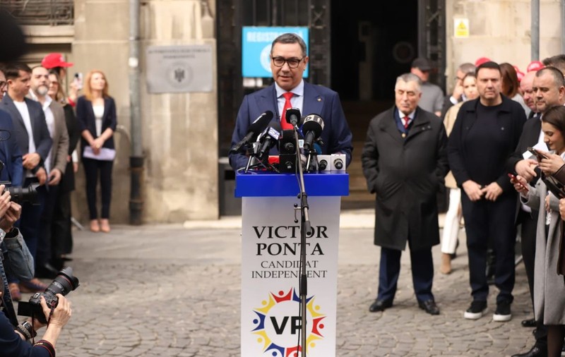 Victor Ponta și-a depus candidatura pentru alegerile prezidențiale