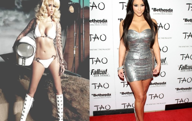 Cum îi stă mai bine lui Kim Kardashian: blondă sau brunetă?