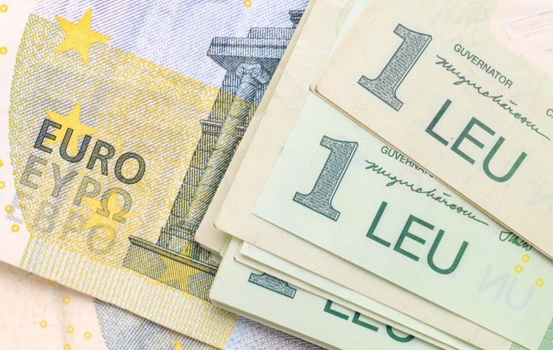 Bancnote de euro și lei