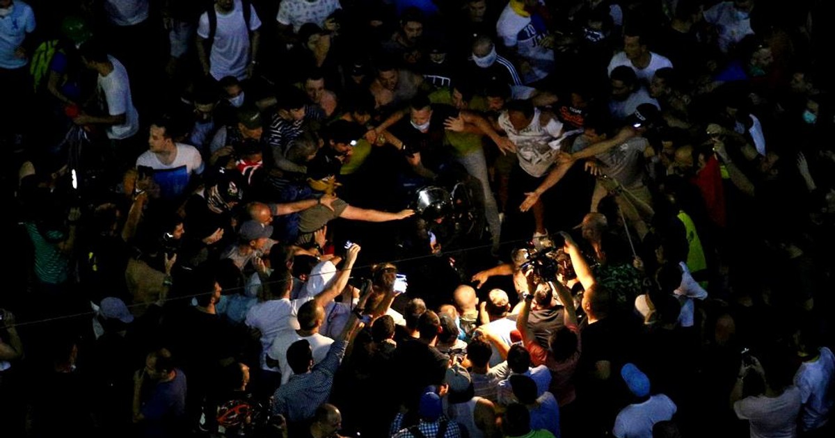 Explicațiile Poliției Capitalei despre intervenția din Piața Victoriei