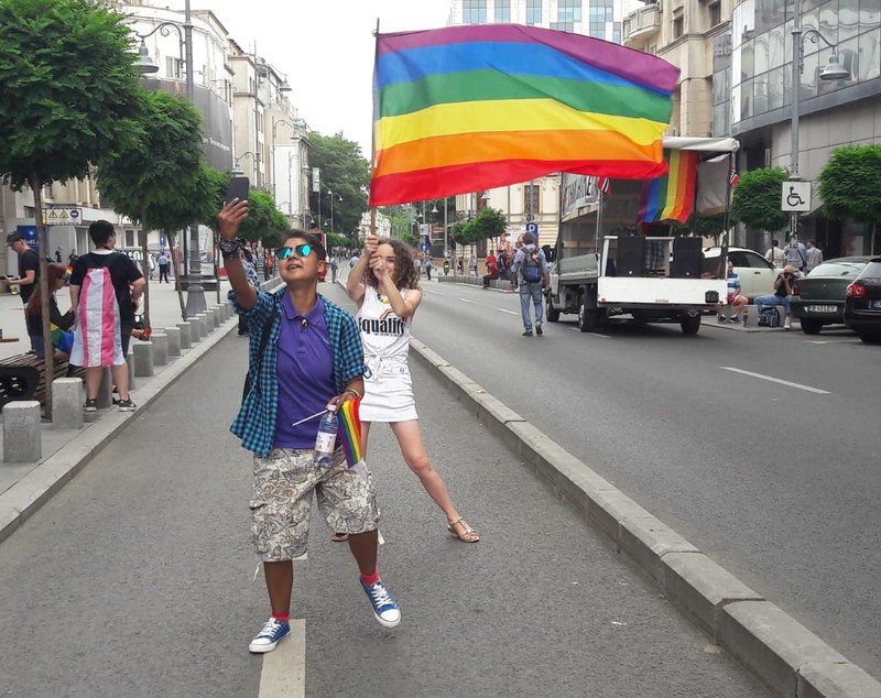 GALERIE FOTO/ Bucharest Pride organizare 2018. Cuplul Coman-Hamilton, vedeta evenimentului