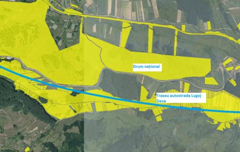 Expropriat din greșeală pentru autostrada Lugoj-Deva. Eroarea prin care un hunedorean ar trebui să dea statului pământul cu 1 leu metrul pătrat