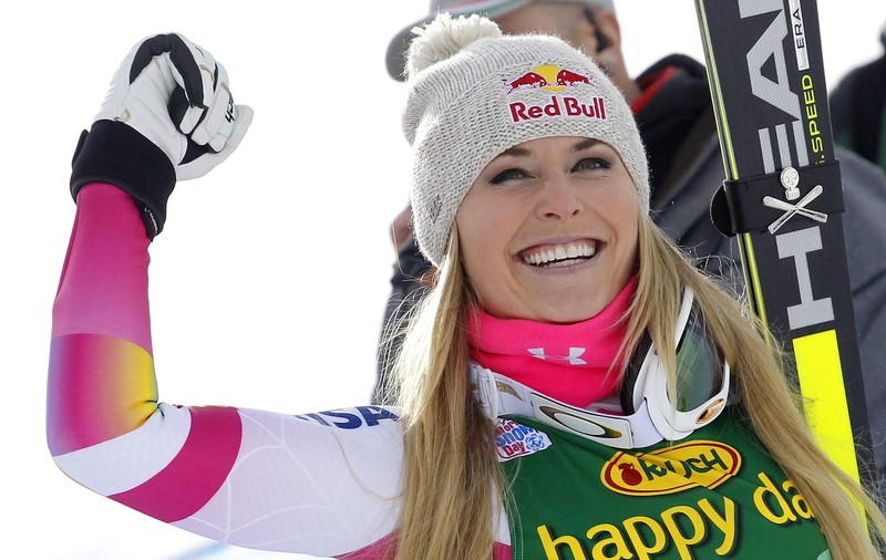 A uitat de Tiger, dar e ca un tigru! Lindsay Vonn spulberă totul de pe pistă