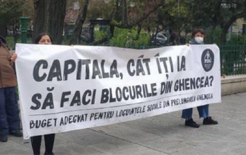 Locuitorii din Prelungirea Ghencea protestează luni dimineață în fața Primăriei București: „Vrem locuințele sociale promise”