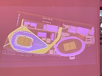 Stadionul nou pentru fotbal va fi amplasat pe poziţia velodromului actual şi pe terenul liber dintre velodrom şi poligonul de tir FOTO: GSP.ro&nbsp;