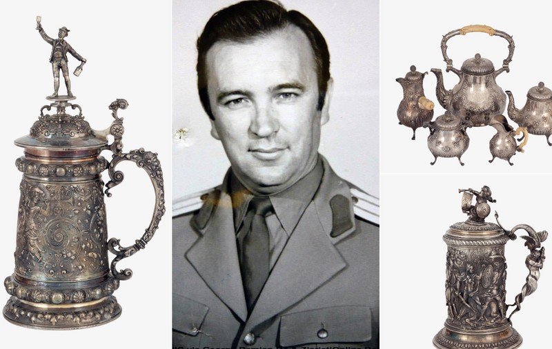 Colecția de argintărie a lui Mihai Caraman, scoasă la licitație. Biografia generalului român care a condus în comunism o rețea de spionaj contra NATO foarte eficientă