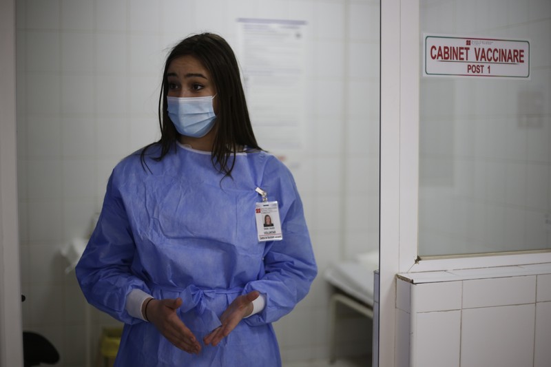 Raisa, voluntară la centru