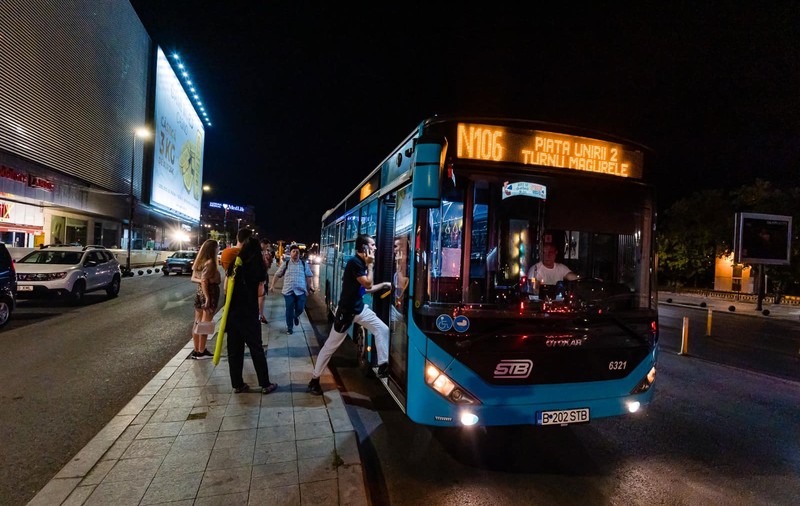 Nicușor Dan, despre transportul în comun de noapte din București: S-a dovedit a fi un succes. Care este cel mai utilizat traseu