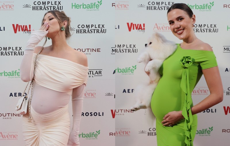 Vedetele însărcinate care și-au afișat mândre burtica la VIVA! Party 2025. Roxana Nemeș și Emily Burghelea au purtat rochii mulate