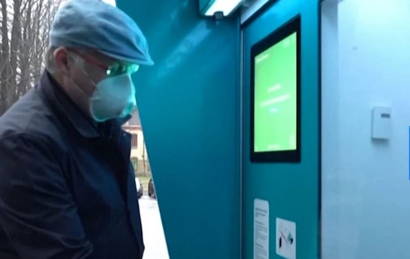 Cum arată prima staţie de testare automată pentru COVID, lansată în Letonia