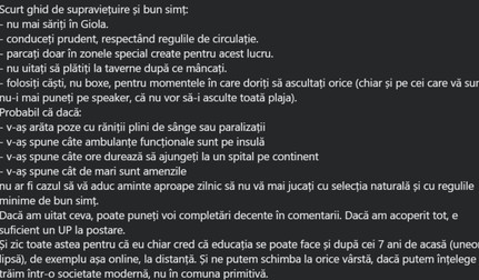 Autorul postării a avertizat asupra pericolelor de pe insulă. Foto: Facebook/Forum Thassos