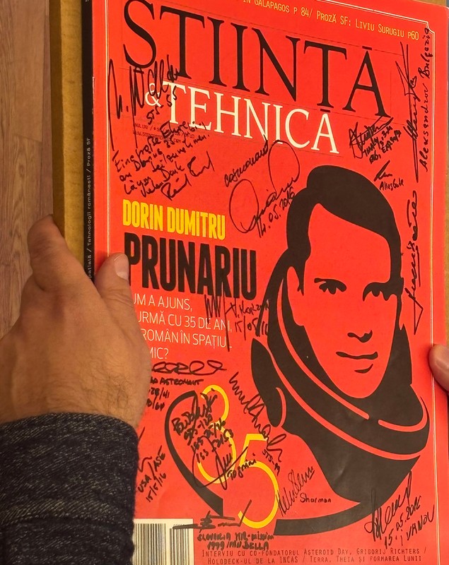 „De acu', stau cu ochii în tavan și mă belesc toată viața”. Reportaj de la ceremonia „45 de ani de la zborul lui Dumitru Prunariu în spațiul cosmic”