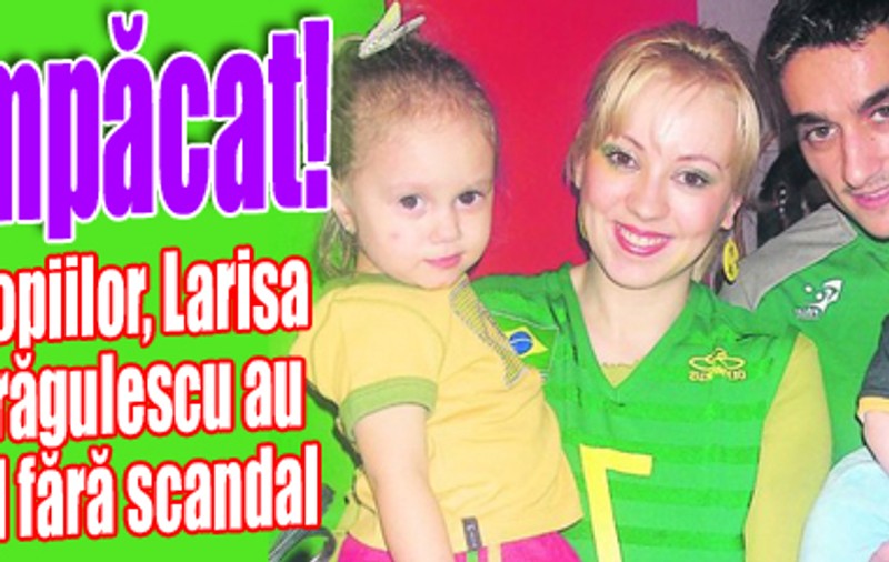 De dragul copiilor, Larisa şi Marian Drăgulescu au început anul fără scandal / S-au împăcat!