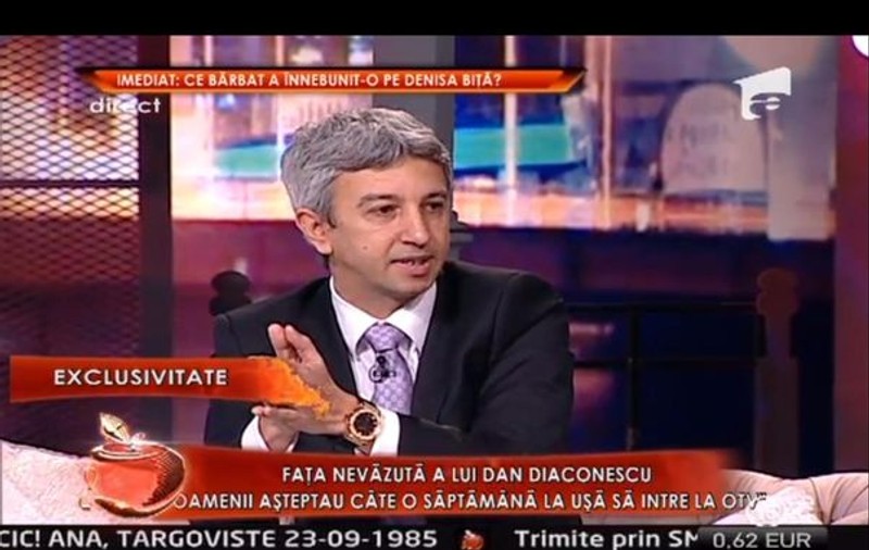 Dan Diaconescu: "Toată viaţa mi-am dorit să fiu şeful lui Dan Capatos"