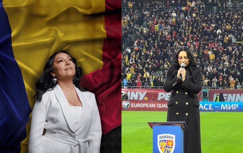 Andra nu a primit bani după ce a cântat imnul la meciul România - Elveția: „Cea mai mare plăcere pentru astfel de momente”. Ce critici a primit
