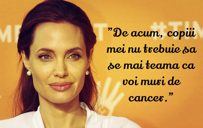 MASTECTOMIA PREVENTIVĂ: ANGELINA JOLIE A FĂCUT-O. TU CE ŞTII DESPRE RISCUL DE CANCER LA SÂN?