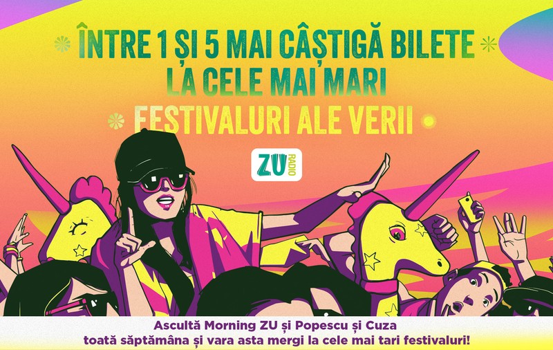 Ascultă Radio ZU și mergi la cele mai mari festivaluri din vara lui 2023