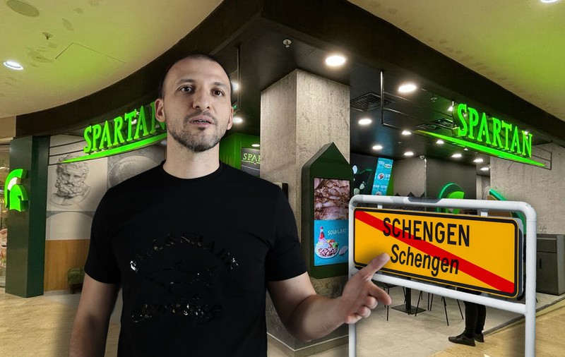 După ce Libertatea a publicat informația că restaurantul Spartan din Viena se închide, Mandachi a comunicat că e din cauza Schengen. Dar își oprise activitatea din noiembrie 
