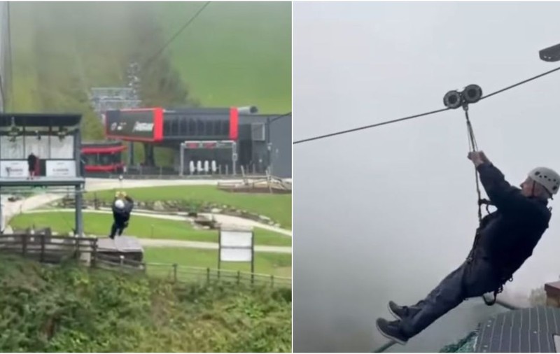 Cu tiroliana, la 83 de ani. Maestrul cofetar spune că a vrut să se simtă viu de ziua lui | Video