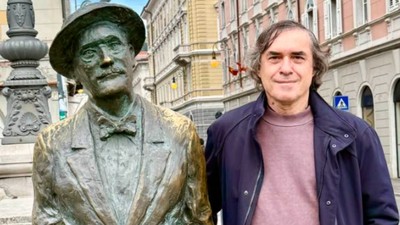 Mircea-Cărtărescu-statuie-james-joyce