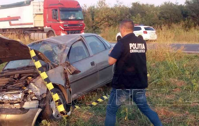 Un autoturism s-a răsturnat pe DE 70, în județul Teleorman. Două persoane au fost transportate la spital, cu multiple traumatisme