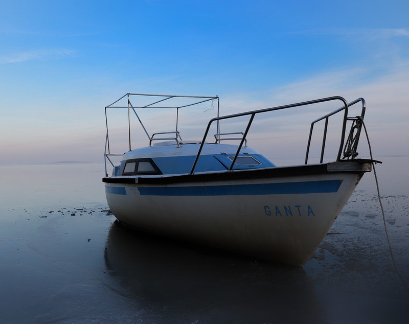 FOTO & VIDEO/ Iarnă de poveste în Delta Dunării. Imagini spectaculoase cu lacul care a devenit un imens patinoar!