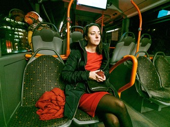 Magda în autobuz. Ianuarie, 2020