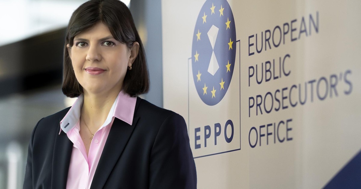 Colaj Laura Codruta Covesi, sediul Parchet European Luxemburg