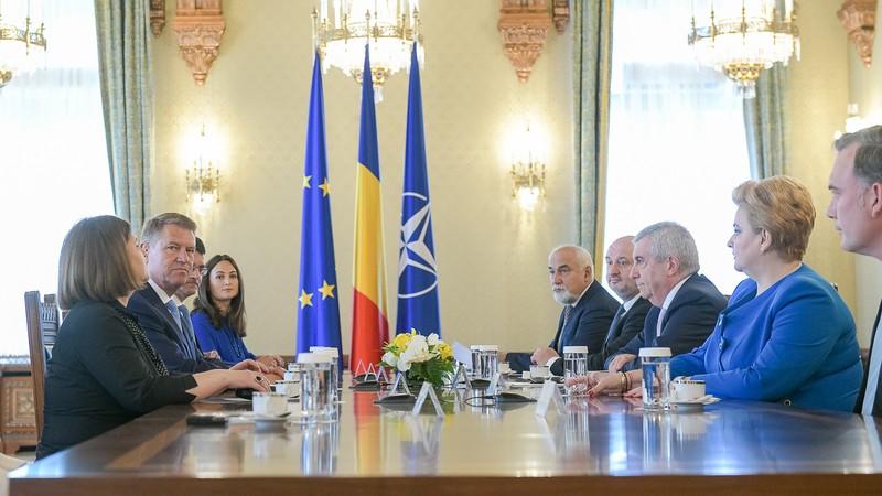 Delegaţia ALDE la Palatul Cotroceni (Sursa: Administraţia Prezidenţială)
