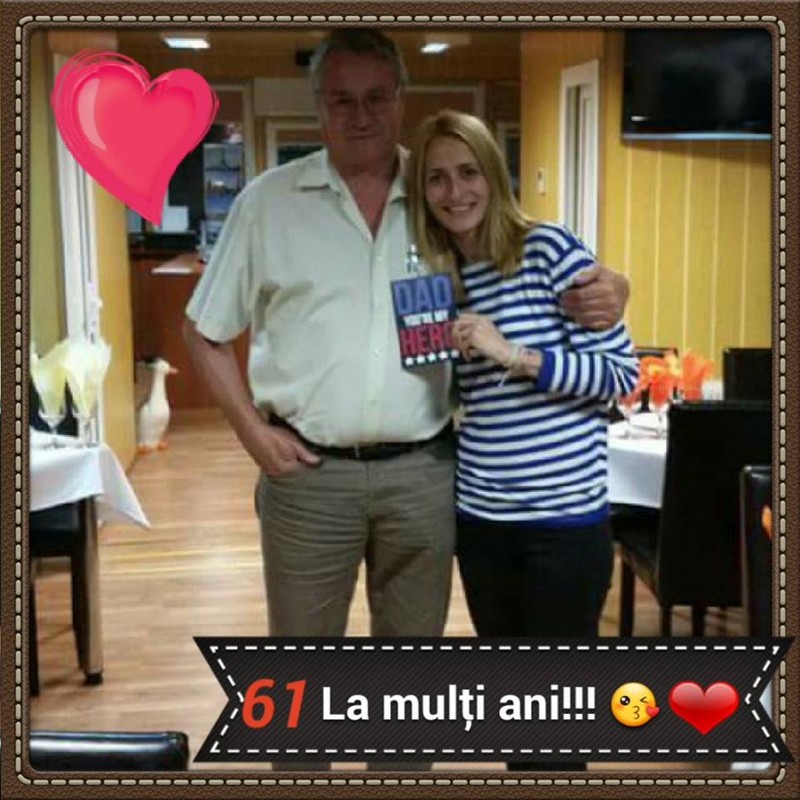 Camelia Potec i-a făcut un cadou inedit tatălui ei