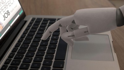 mana robot-tastatura laptop-job