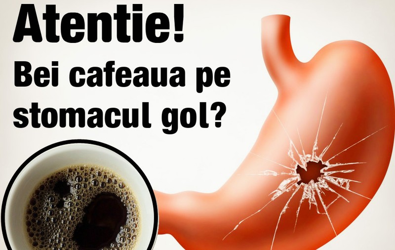 Ce boli riști să faci dacă bei cafea pe stomacul gol