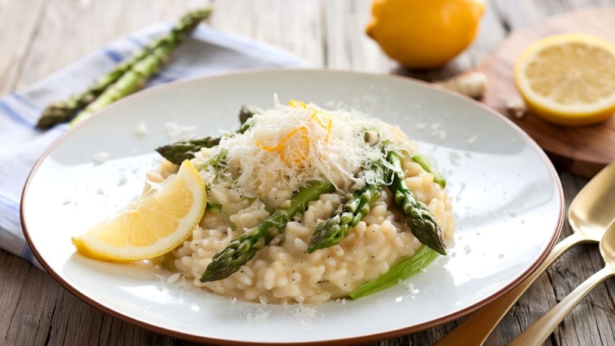 Reţete de risotto cu sparanghel