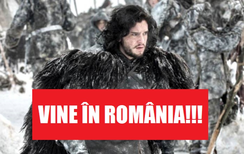 Veste EXTRAORDINARĂ pentru fanii Game of Thrones: JON SNOW vine în ROMÂNIA!!!