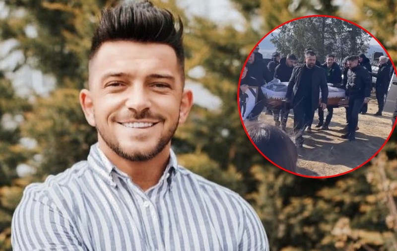 Imagini de la înmormântarea lui Andrei Perneș. Cine a venit să-l conducă pe ultimul drum VIDEO
