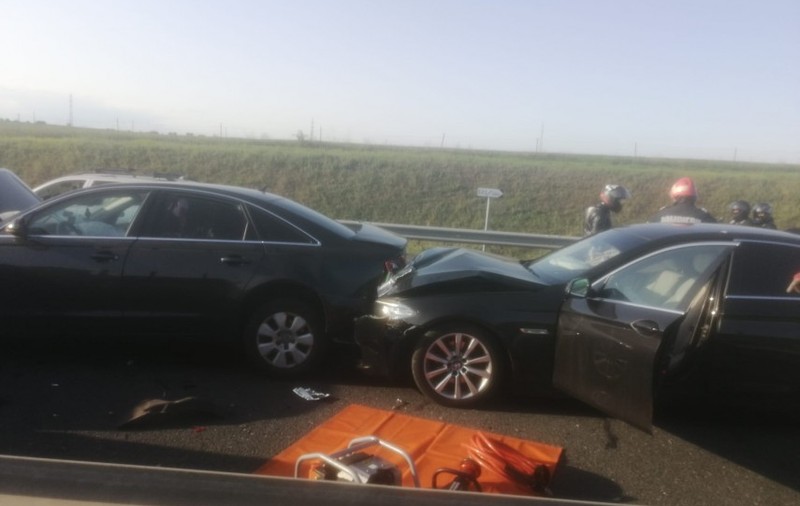 Accident în lanț pe Autostrada Soarelui. Patru persoane au ajuns la spital