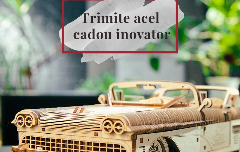 Cadoul perfect pentru orice ocazie: un puzzle 3D Ugears de colecție. Descoperă idei de cadouri pentru orice personalitate
