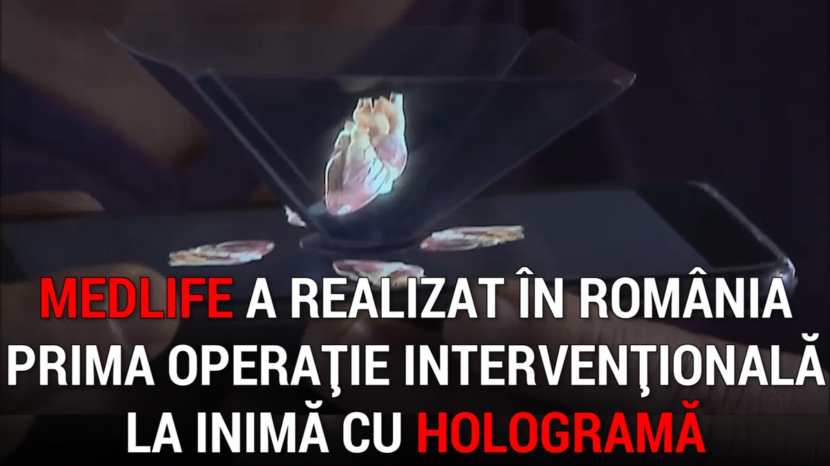 Prima operație intervențională la inimă cu hologramă din România