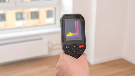 Verificarea geamurilor și a ușilor cu camera termică