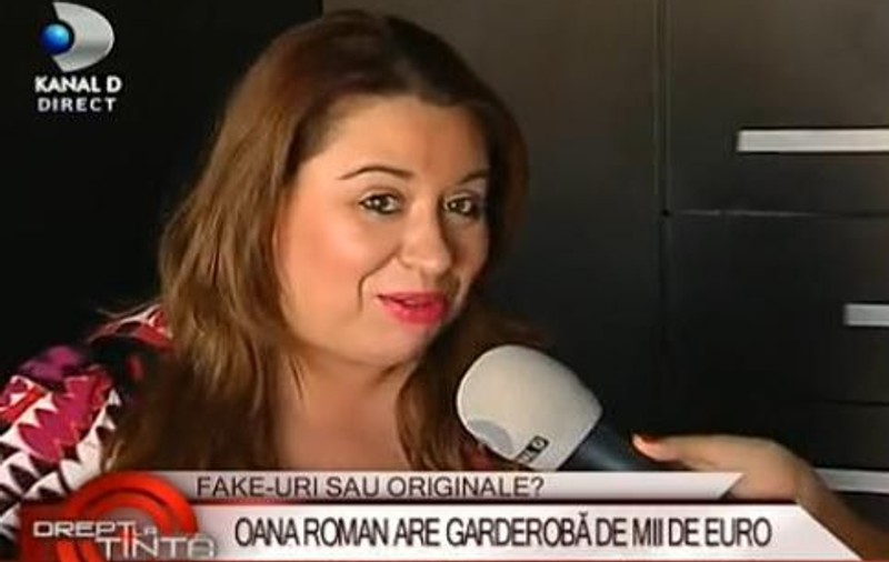 Oana Roman a demonstrat la televizor că pantofii ei sunt originali