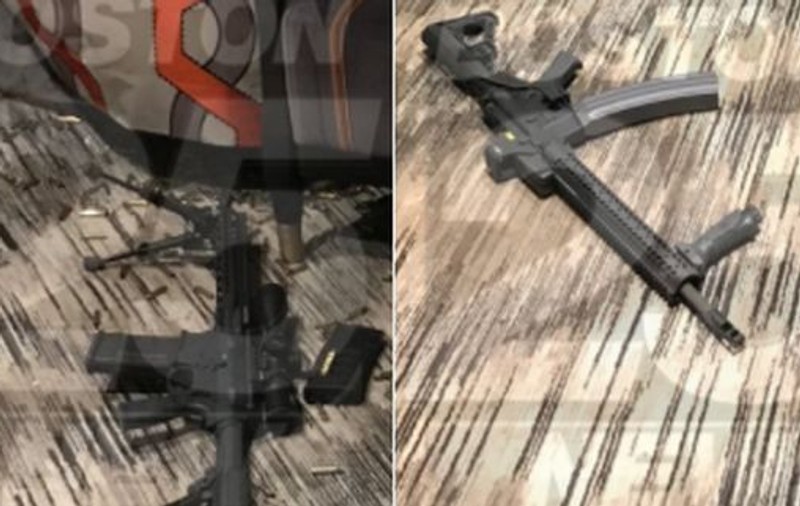 FOTO | Primele imagini din camera de hotel a criminalului din Las Vegas